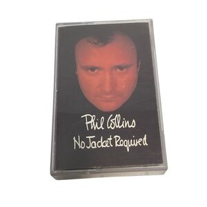 👠 Phil Collins 'No Jacket Required' Cassette Tape